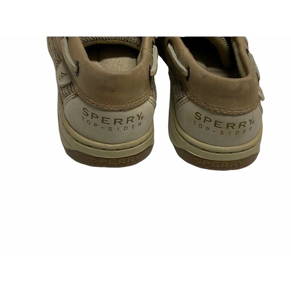 Sperry Top Sider Womens Bluefish 2 Eye Boat Shoes Size 6.5 Oat Linen 9276619 - Picture 8 of 9